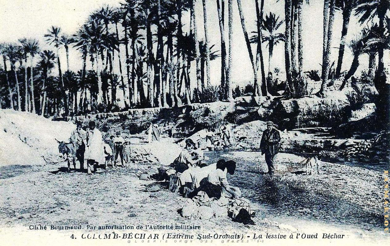 Colomb-Bechar - La Lessive a l'Oued Bechar.jpg